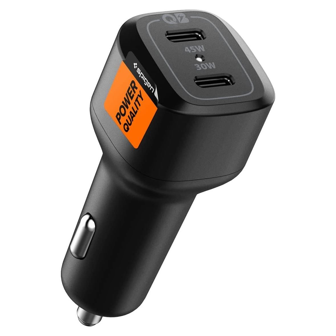 Cargador de Coche Spigen 75W Doble USB Carga Rápida PD