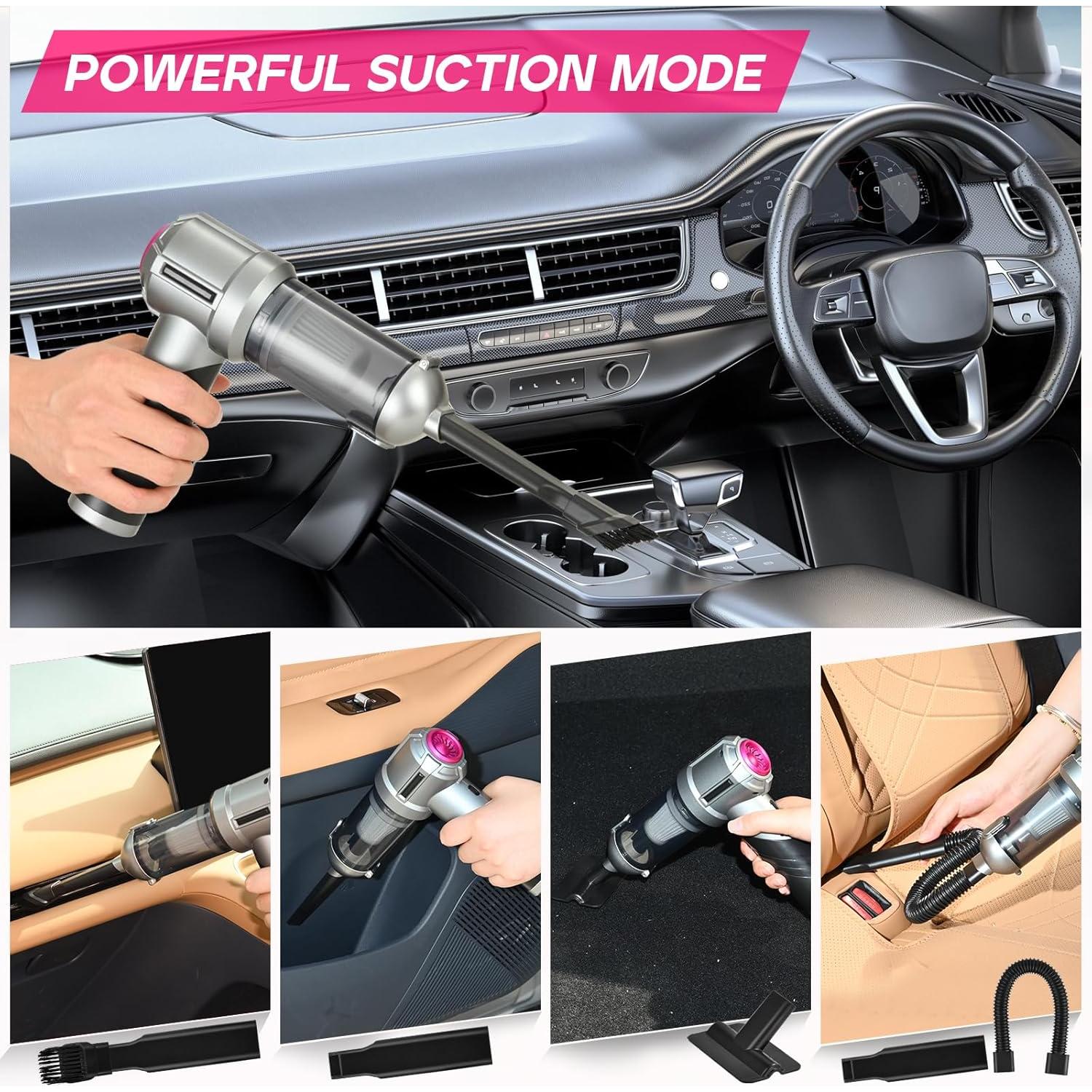 Aspiradora de Coche PeroBuno HL-133 Portátil 180W Sin Cable