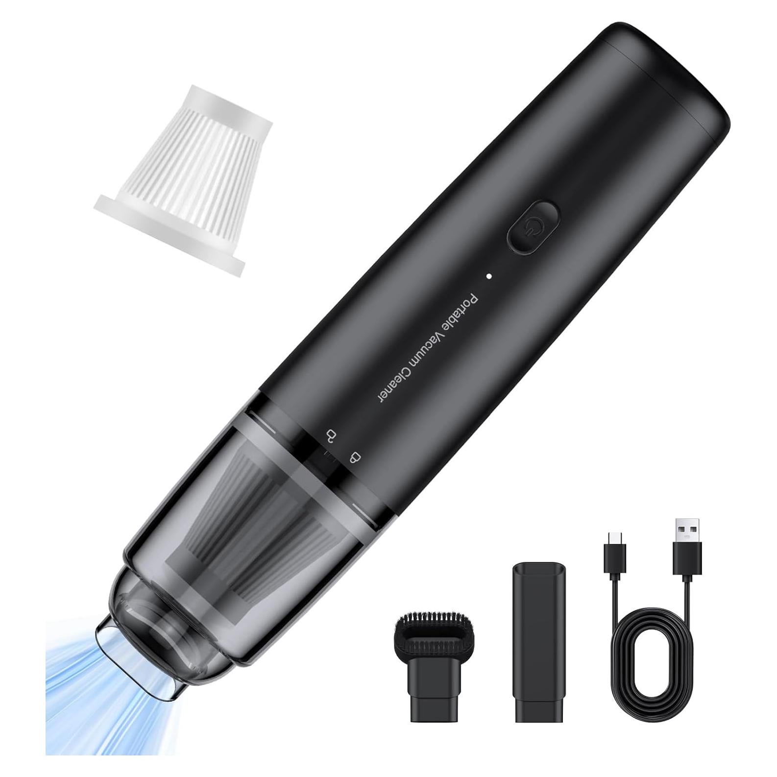 Aspiradora de Mano Inalámbrica LYFUHUI 13000 PA Negra