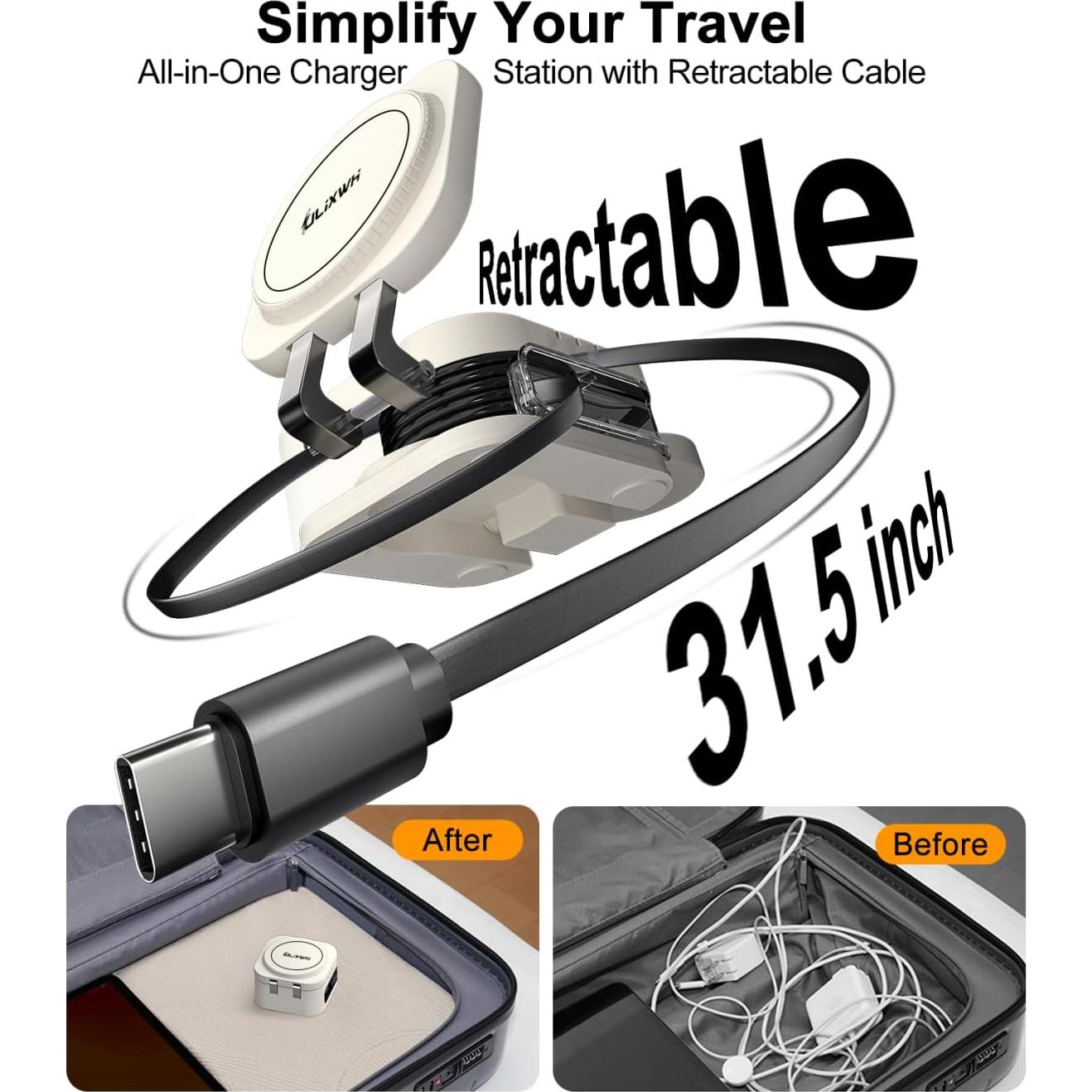 Cargador Inalámbrico 3 en 1 ULiXWH 22.5W para Apple