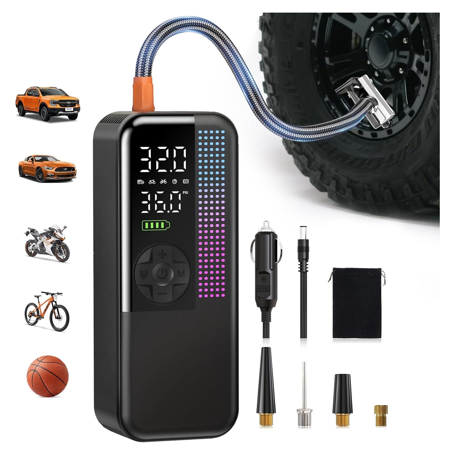 Compresor de Aire Portátil WEOLULI Y33 150 PSI 6000mAh