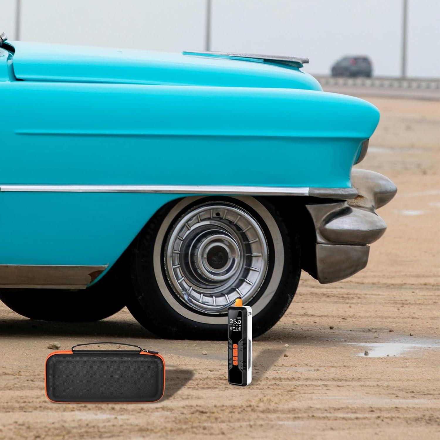 Funda de Almacenamiento para Inflador de Neumáticos Againmore