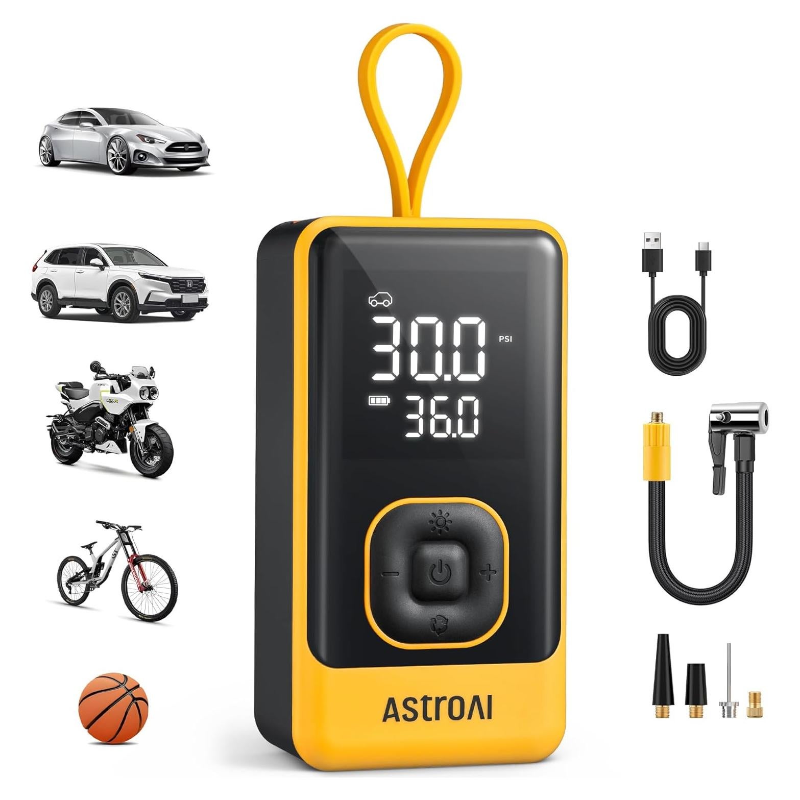 Compresor de Aire Portátil AstroAI L7 150PSI Inalámbrico