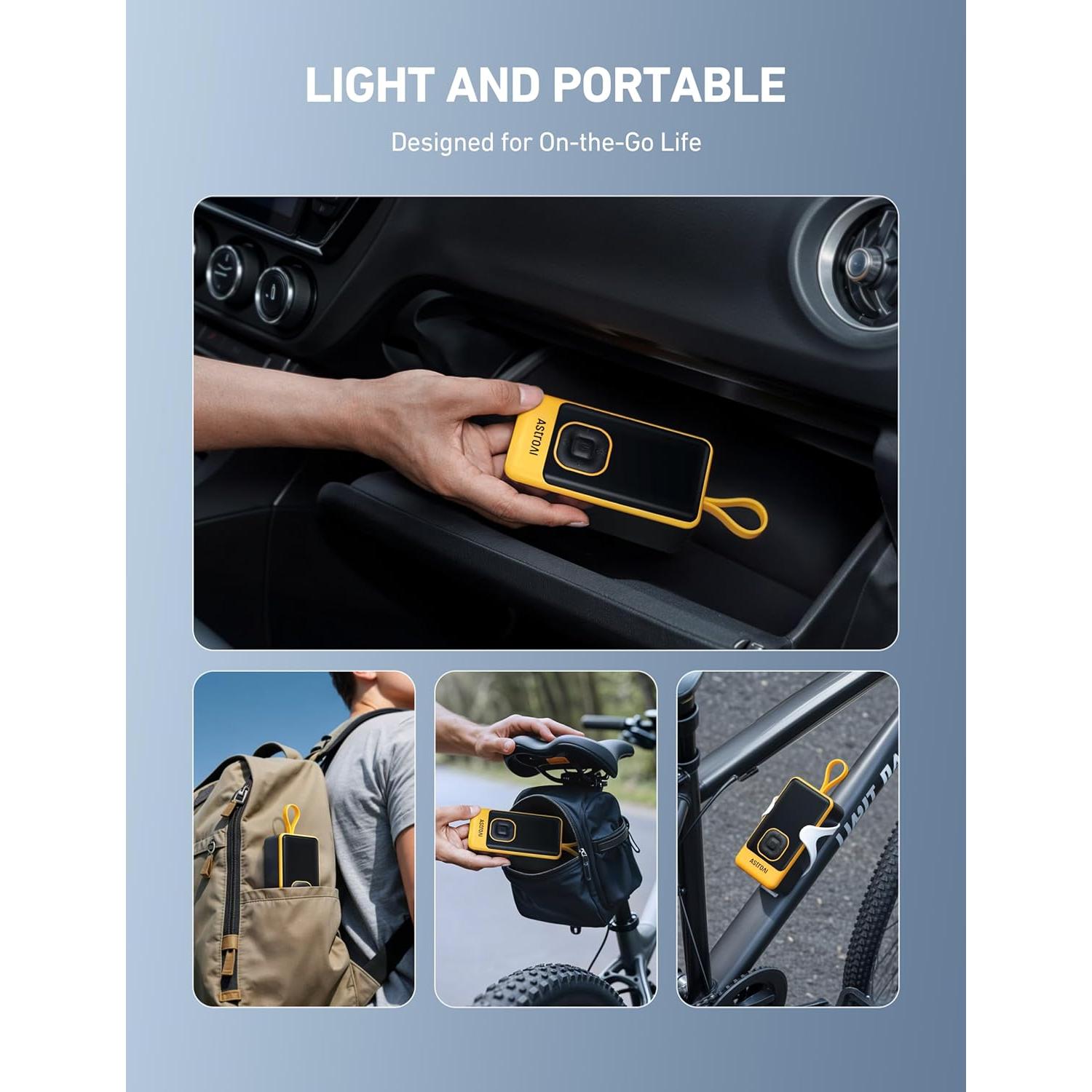 Compresor de Aire Portátil AstroAI L7 150PSI Inalámbrico