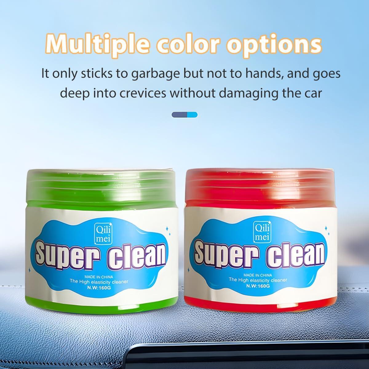 Gel de Limpieza de Autos FALVFUN Rojo Reutilizable 160g