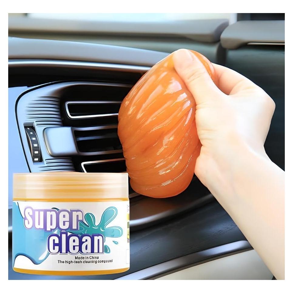 Gel de Limpieza de Autos SOLASTA Naranja Reutilizable Ecológico