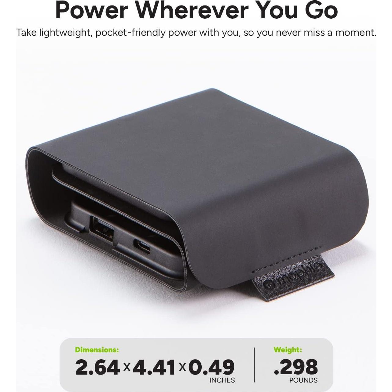 Estación de Carga Inalámbrica Mophie 3 en 1 para Viajes