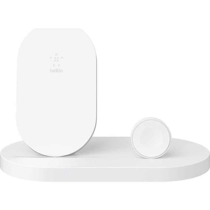 Base de Carga Inalámbrica Belkin 3 en 1 para iPhone y Apple Watch