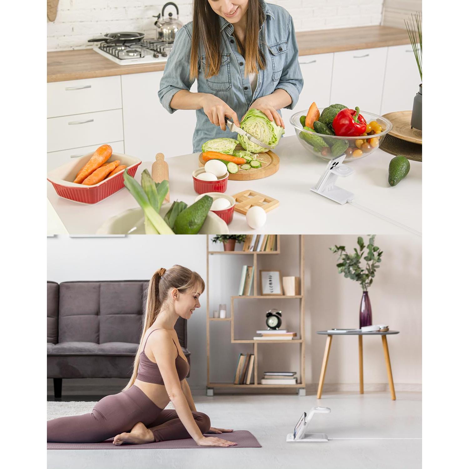 Estación de Carga Inalámbrica 3 en 1 HATALKIN para Apple