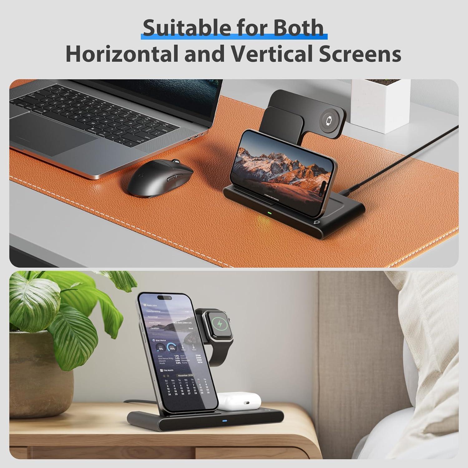 Cargador Inalámbrico 3 en 1 SMILE STATION para iPhone y Apple