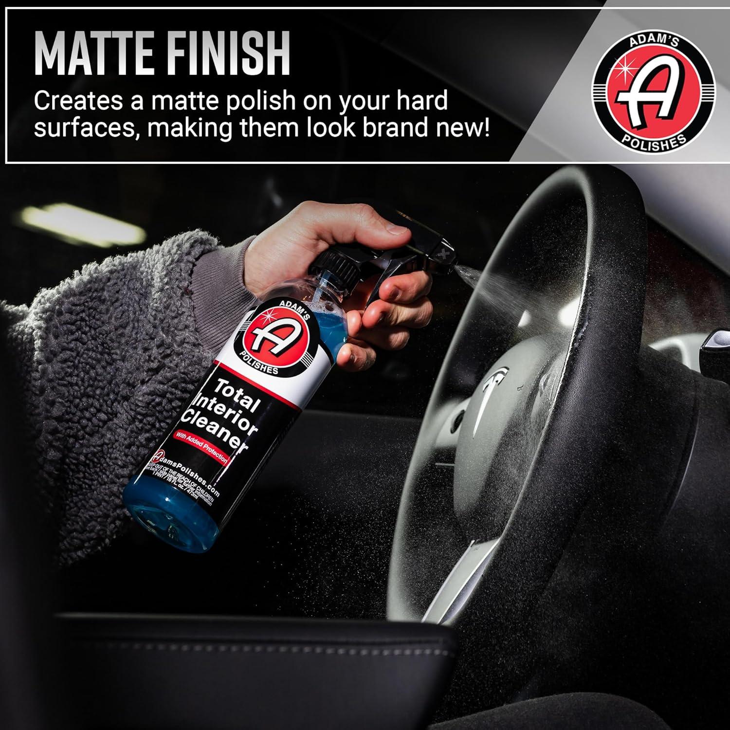 Limpiador Total de Interiores Adam's 473ml - Cerámica y Anti-Estático