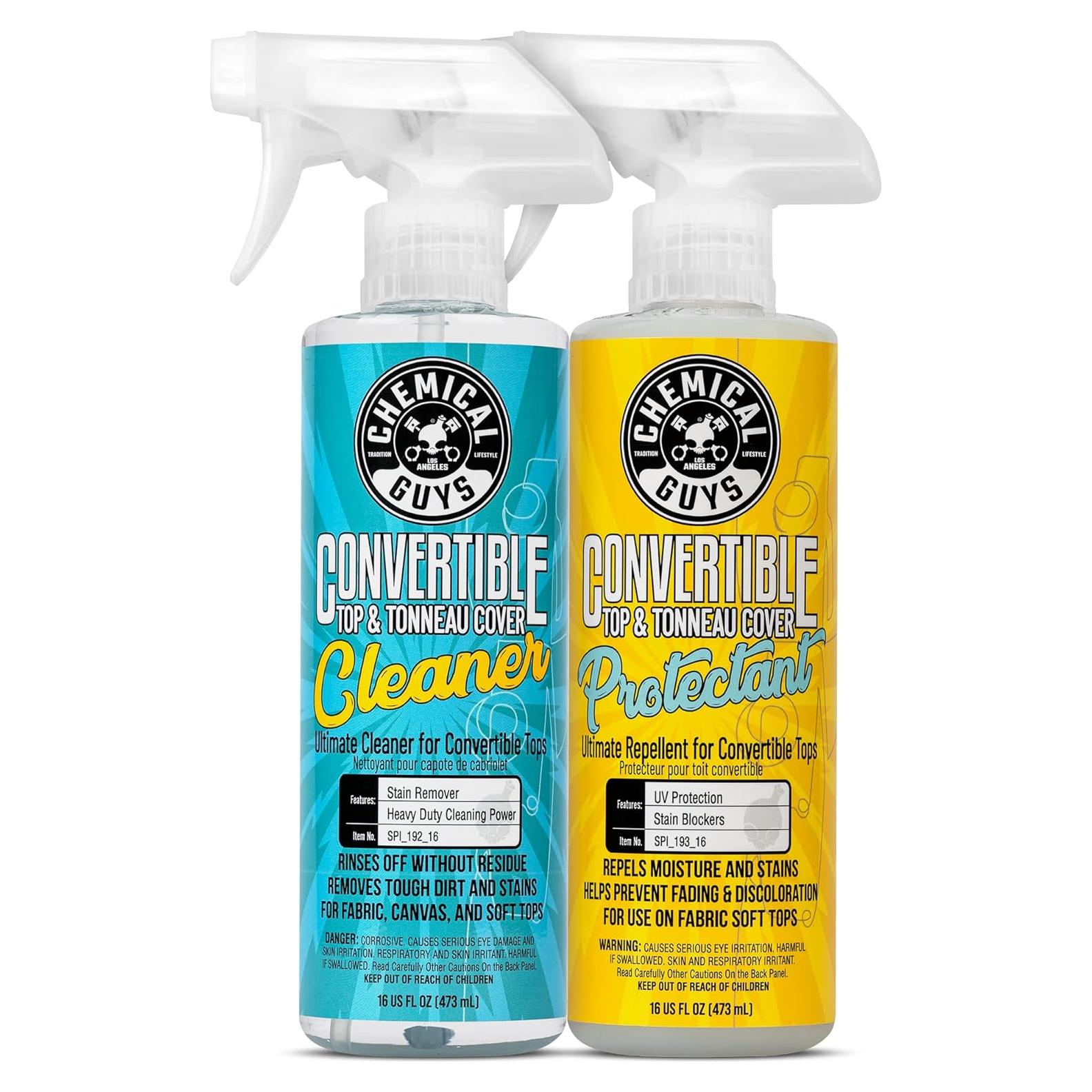 Kit Limpiador y Protector Techo Convertible Chemical Guys 2 Piezas