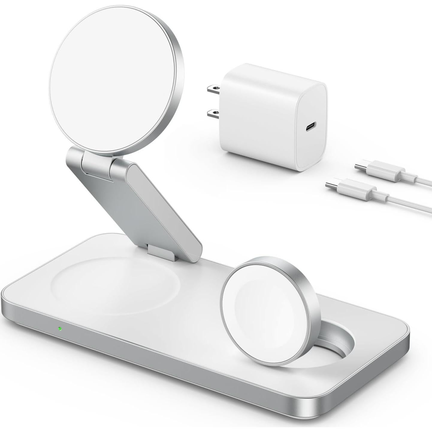 Estación de Carga Inalámbrica 3 en 1 VBA para Apple - Blanco