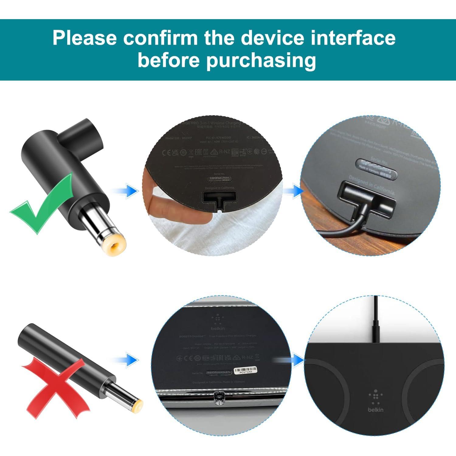 Cargador Inalámbrico Belkin Boost Charge Pro 15V 2.67A