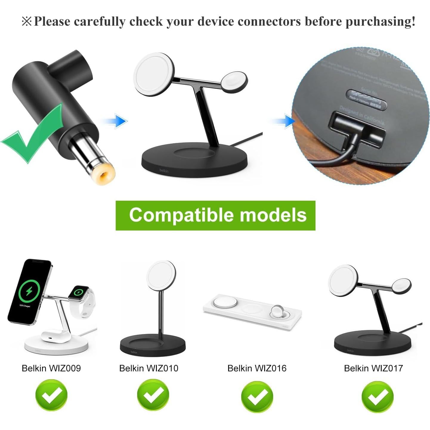 Cargador Inalámbrico Belkin Boost Charge Pro 15V 2.67A