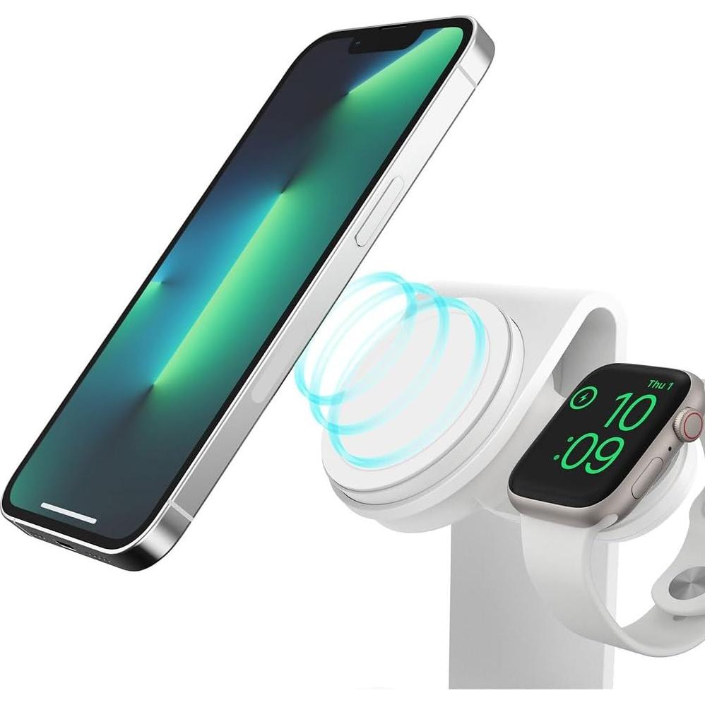 Estación de Carga Inalámbrica 3-en-1 OtterBox - Blanca