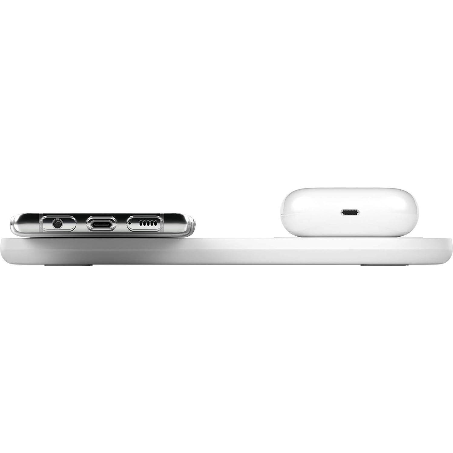 Cargador Inalámbrico Doble Belkin 10W Qi para iPhone y Samsung