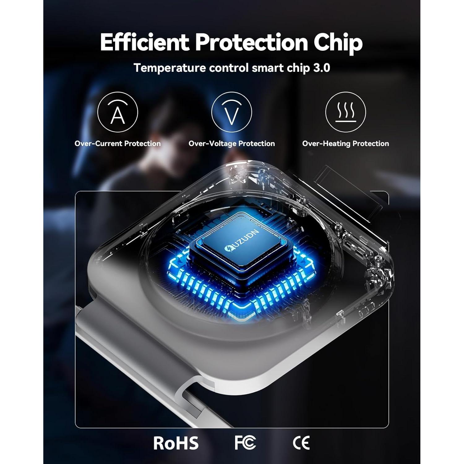 Estación de Carga Inalámbrica 3 en 1 Apple AD02 Rápida Magnética