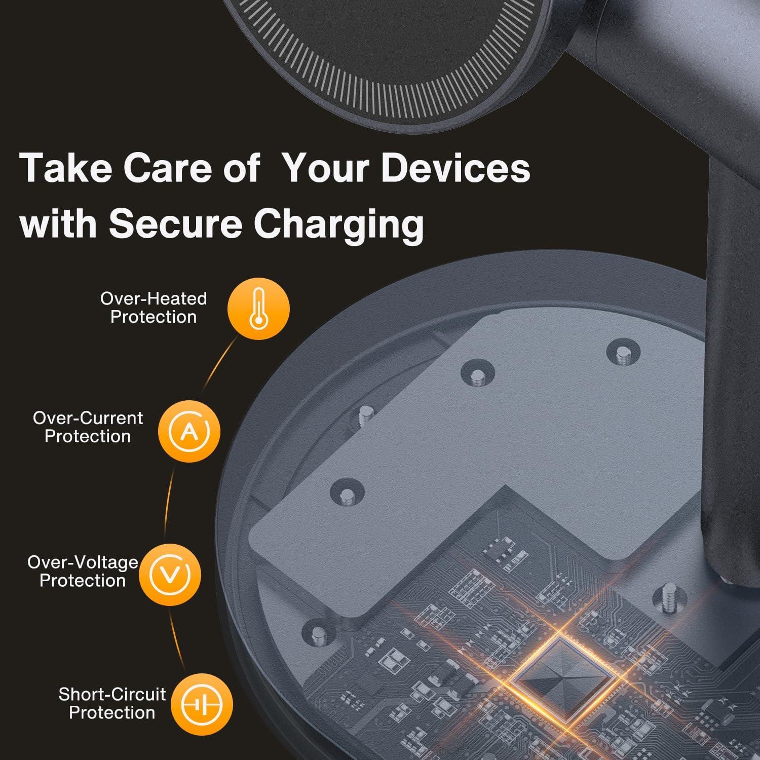 Cargador Inalámbrico 4 en 1 iVANKY Qi2 para iPhone 17, Apple Watch y AirPods