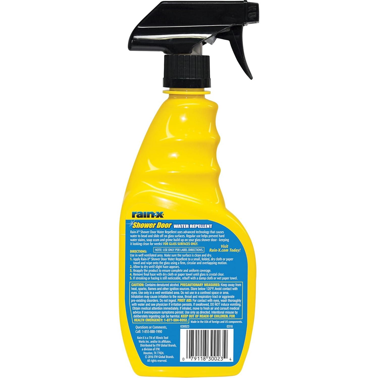 Repelente de Agua Rain-X 630542 para Vidrio Ducha 473 ml - Paquete de 2