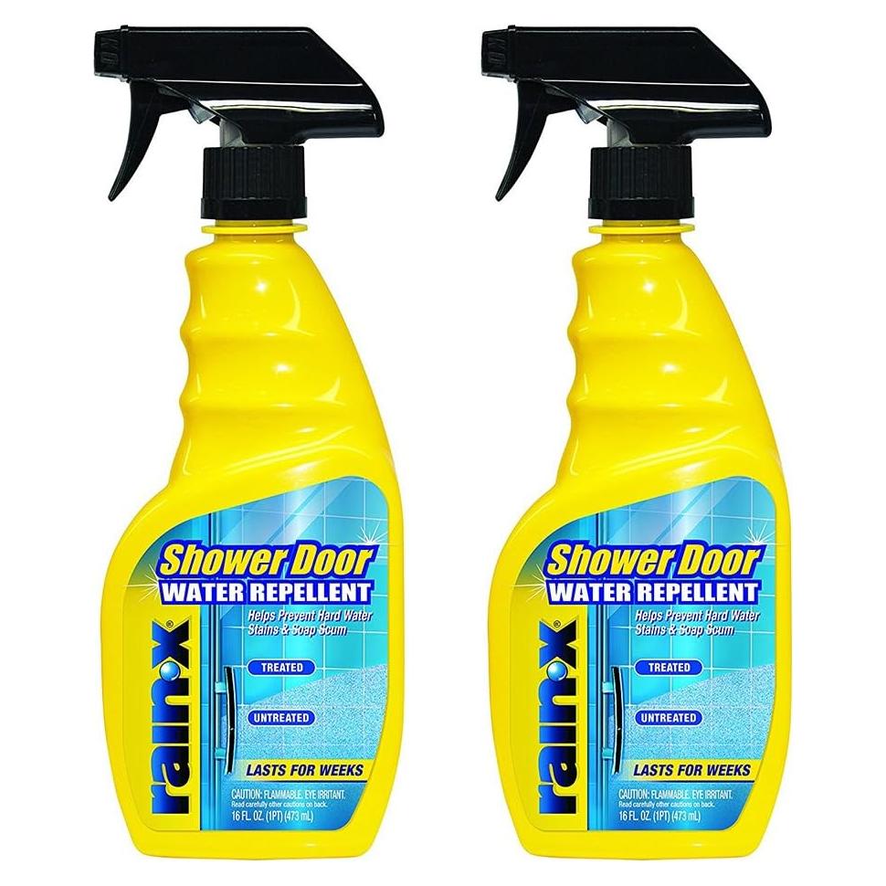 Repelente de Agua para Puertas de Ducha Rain-X 2x480ml