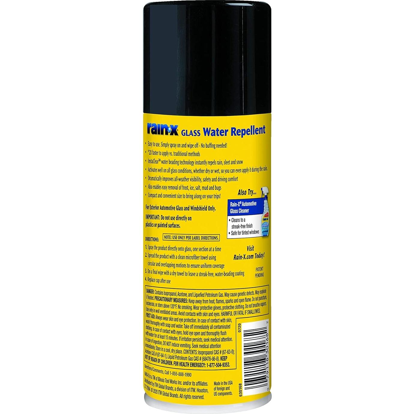 Rain-X Aerosol Repelente de Agua para Vidrios 340 g - Paquete de 2