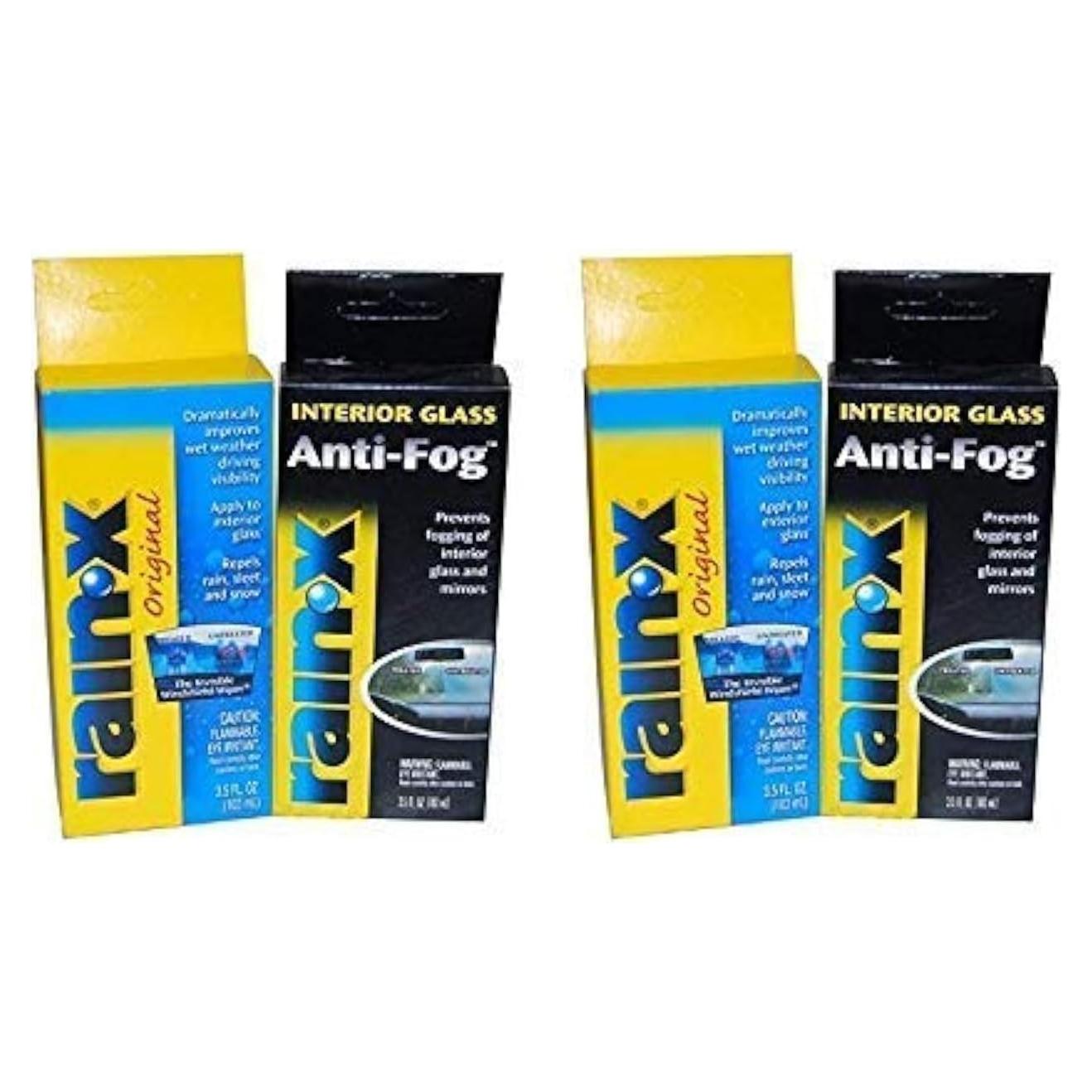 Tratamiento de Vidrio Rain-X + Combo Antivaho 2 Unidades