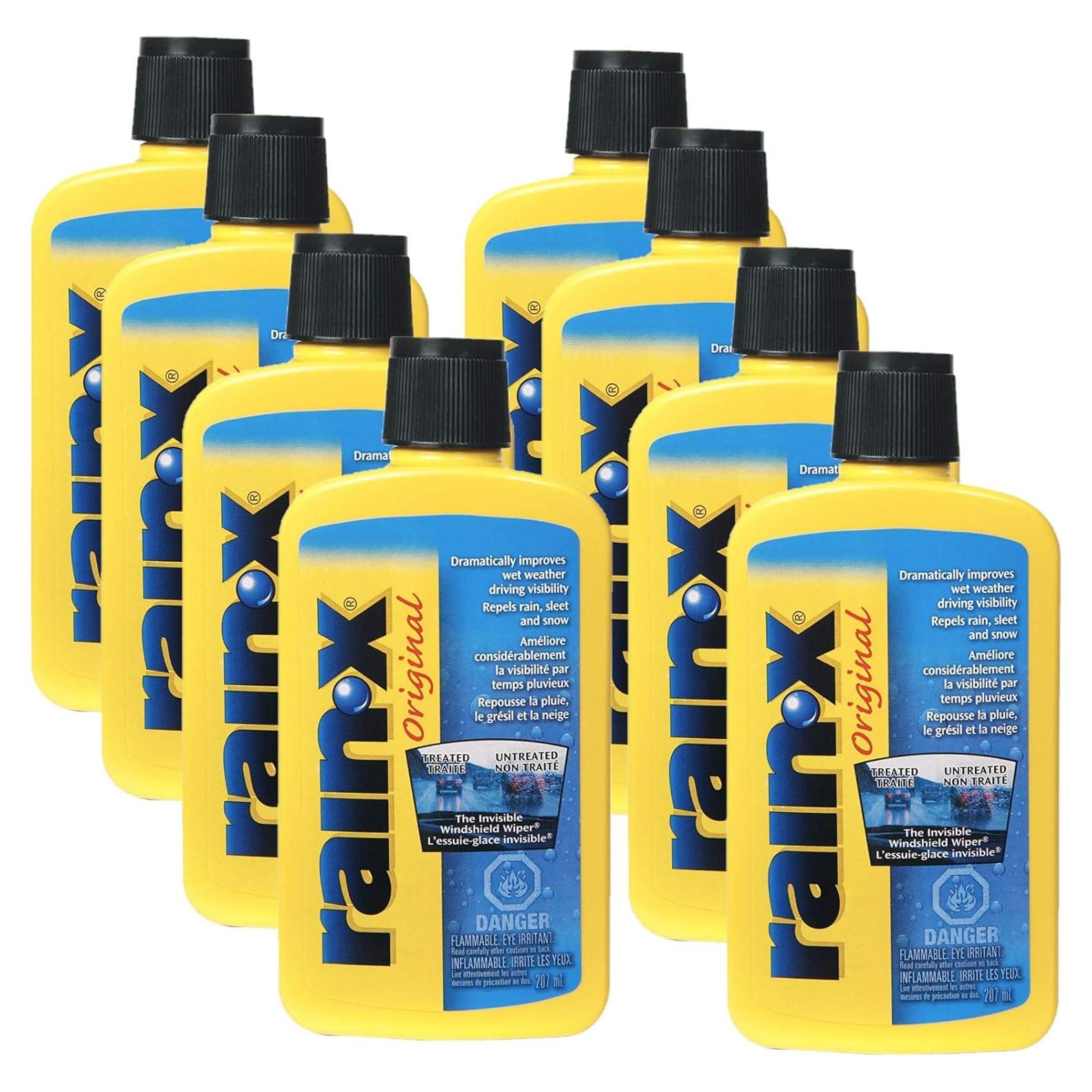 Tratamiento de vidrio Rain-X 800002243 - 207 ml 8 Pack