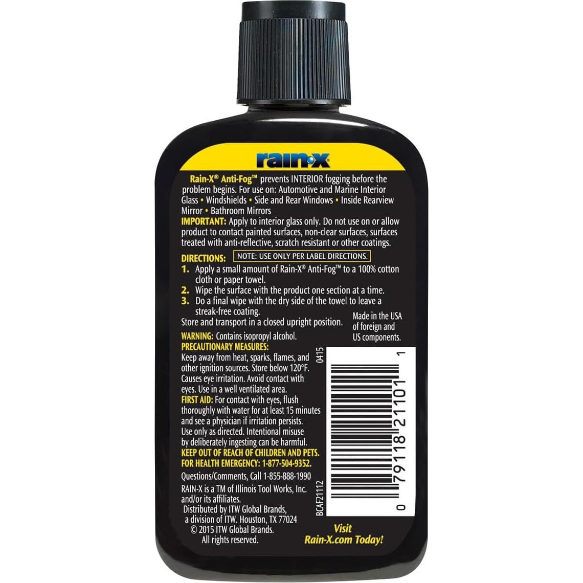 Limpiador de Cristales Rain-X Anti Niebla 119g