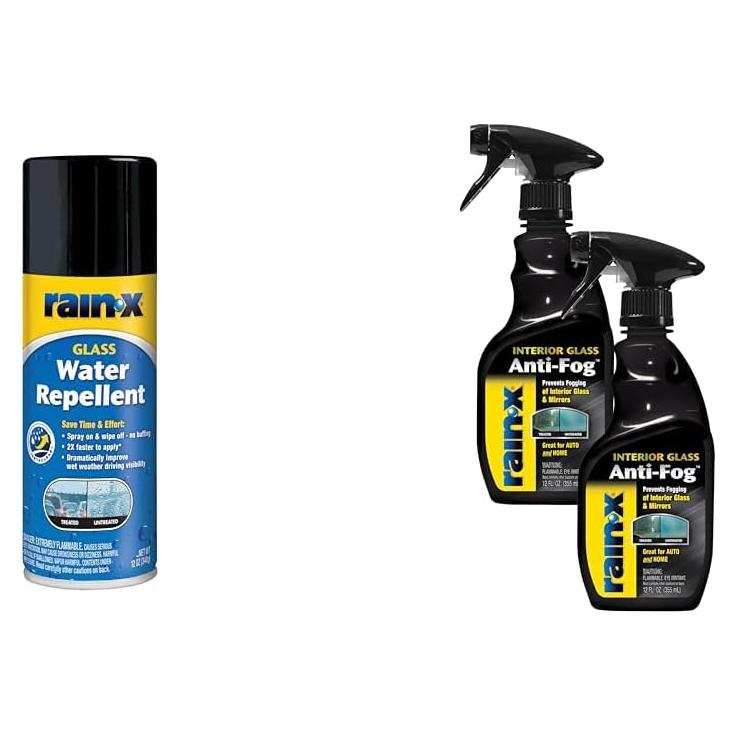 Paquete de Tratamiento de Vidrio Rain-X 355 ml Repelente y Antivaho