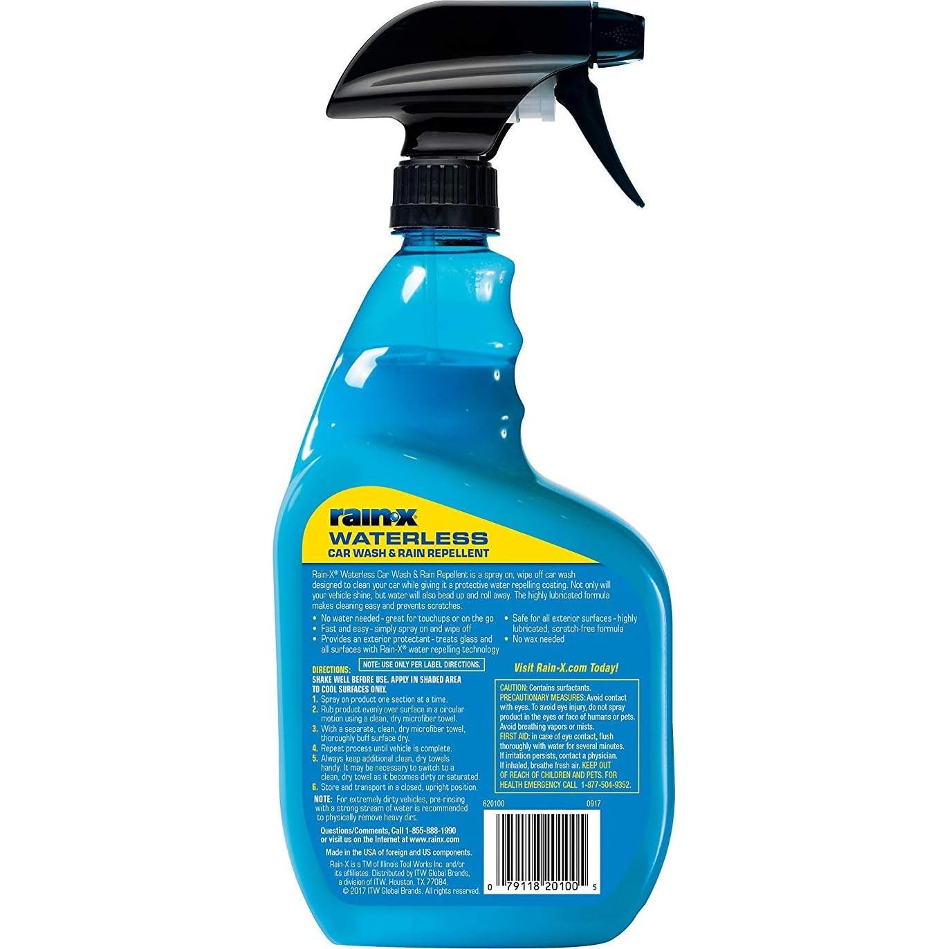 Lavado de Auto Sin Agua Rain-X 620100 Pack de 4 - 23 oz