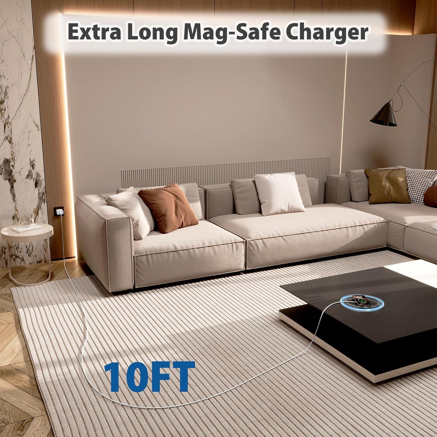 Cargador Inalámbrico Magnético 10FT PD 15W para iPhone