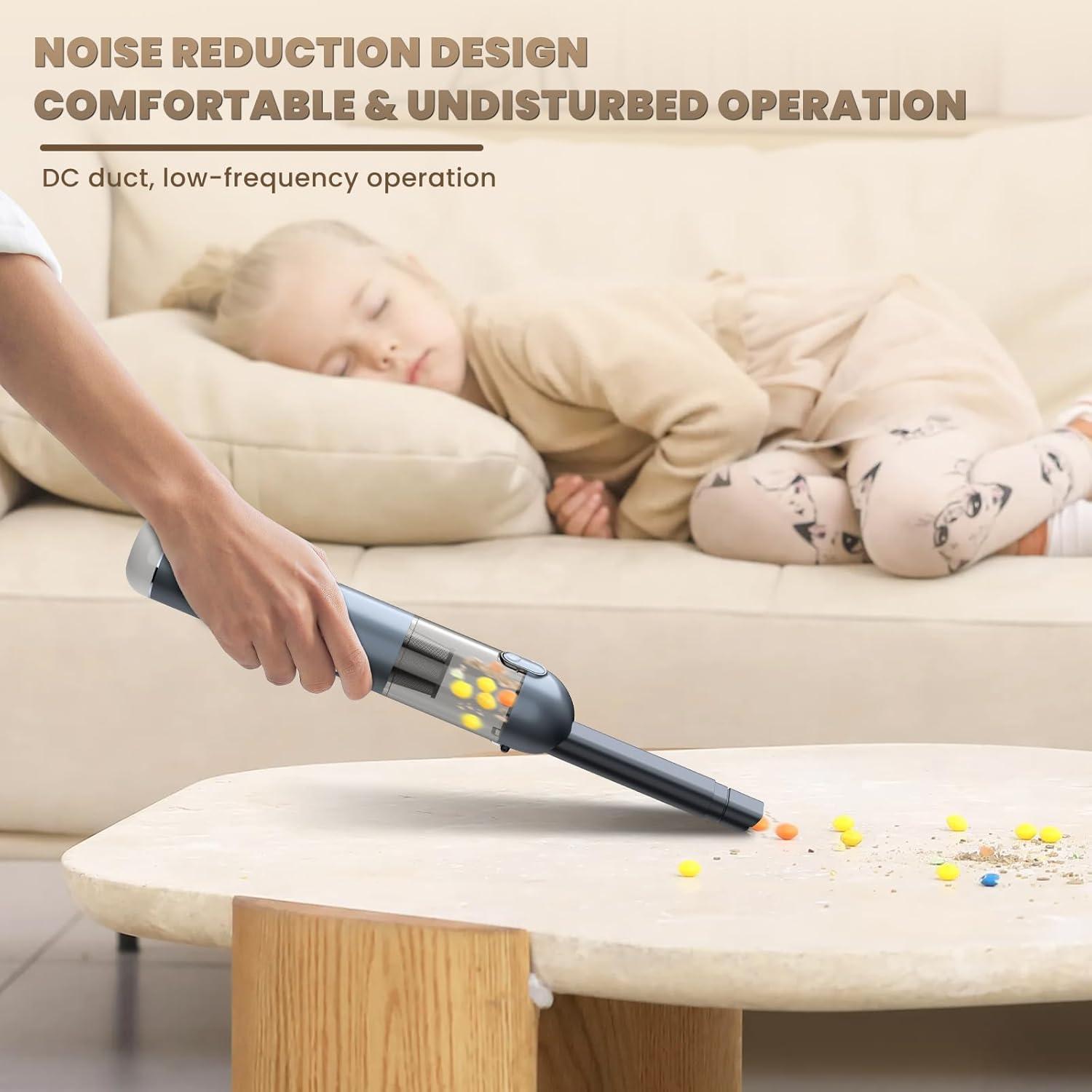 Aspiradora de Mano Inalámbrica Tkkich V11S 18000PA 2 en 1