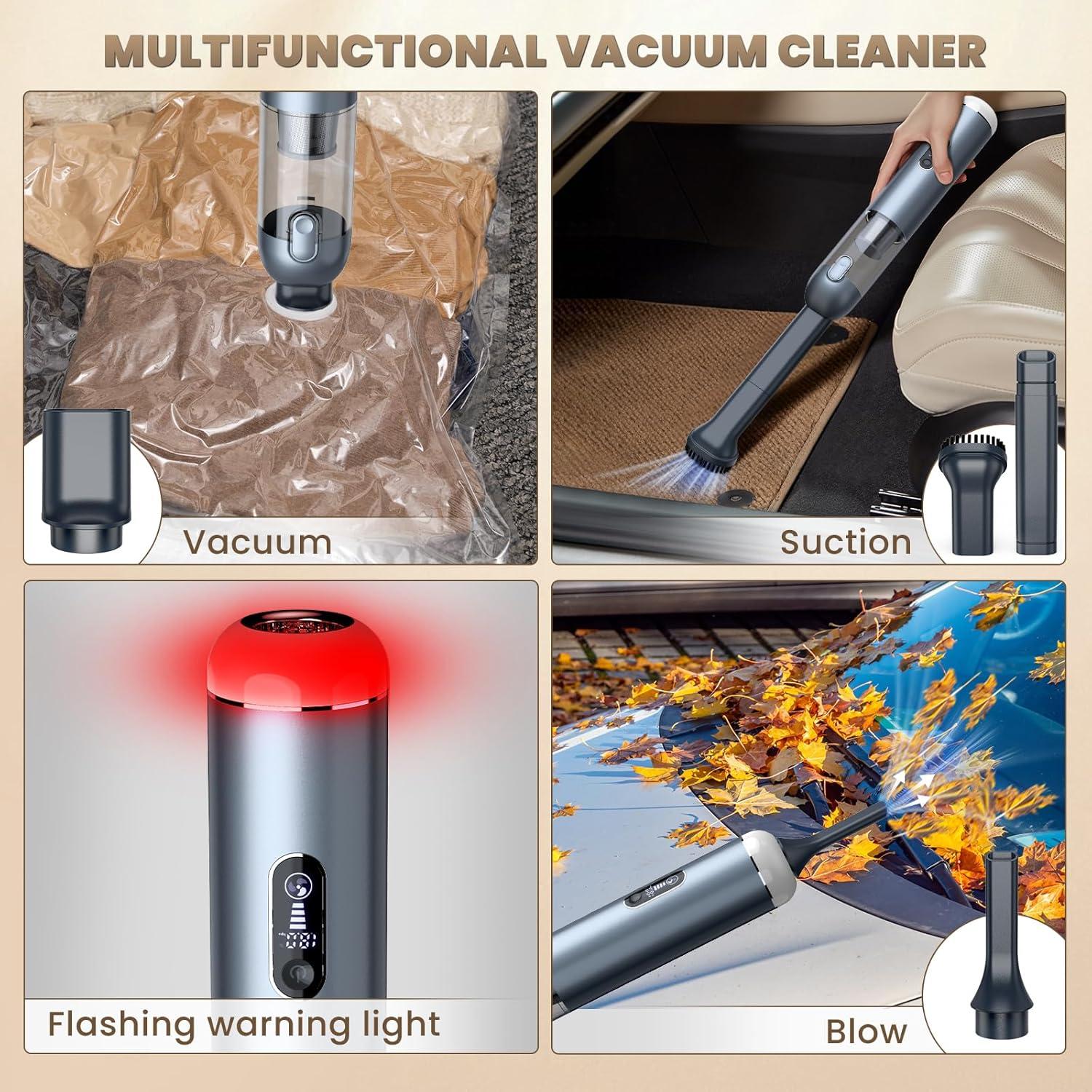 Aspiradora de Mano Inalámbrica Tkkich V11S 18000PA 2 en 1