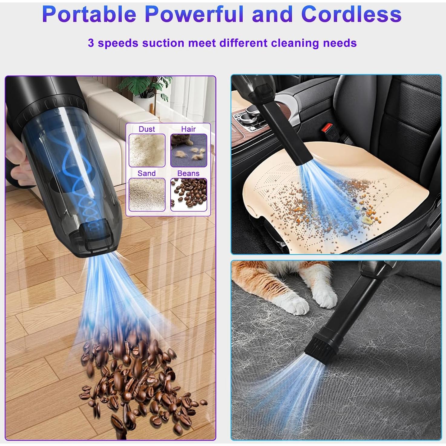 Aspiradora de Mano NOLYTH 2-en-1 Inalámbrica 14000PA