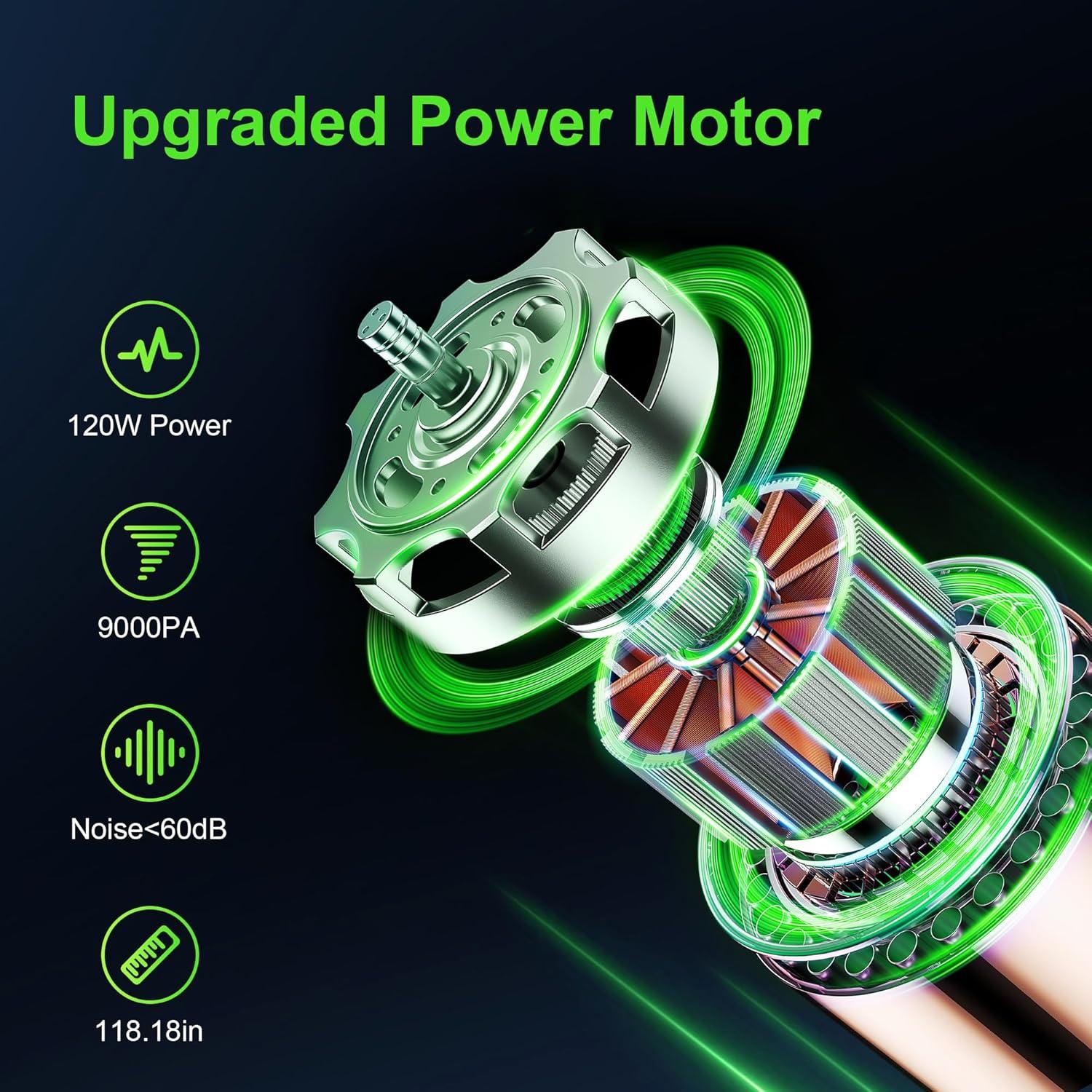 Aspiradora de Coche BKWITY SJ1003 12V 9000PA Portátil