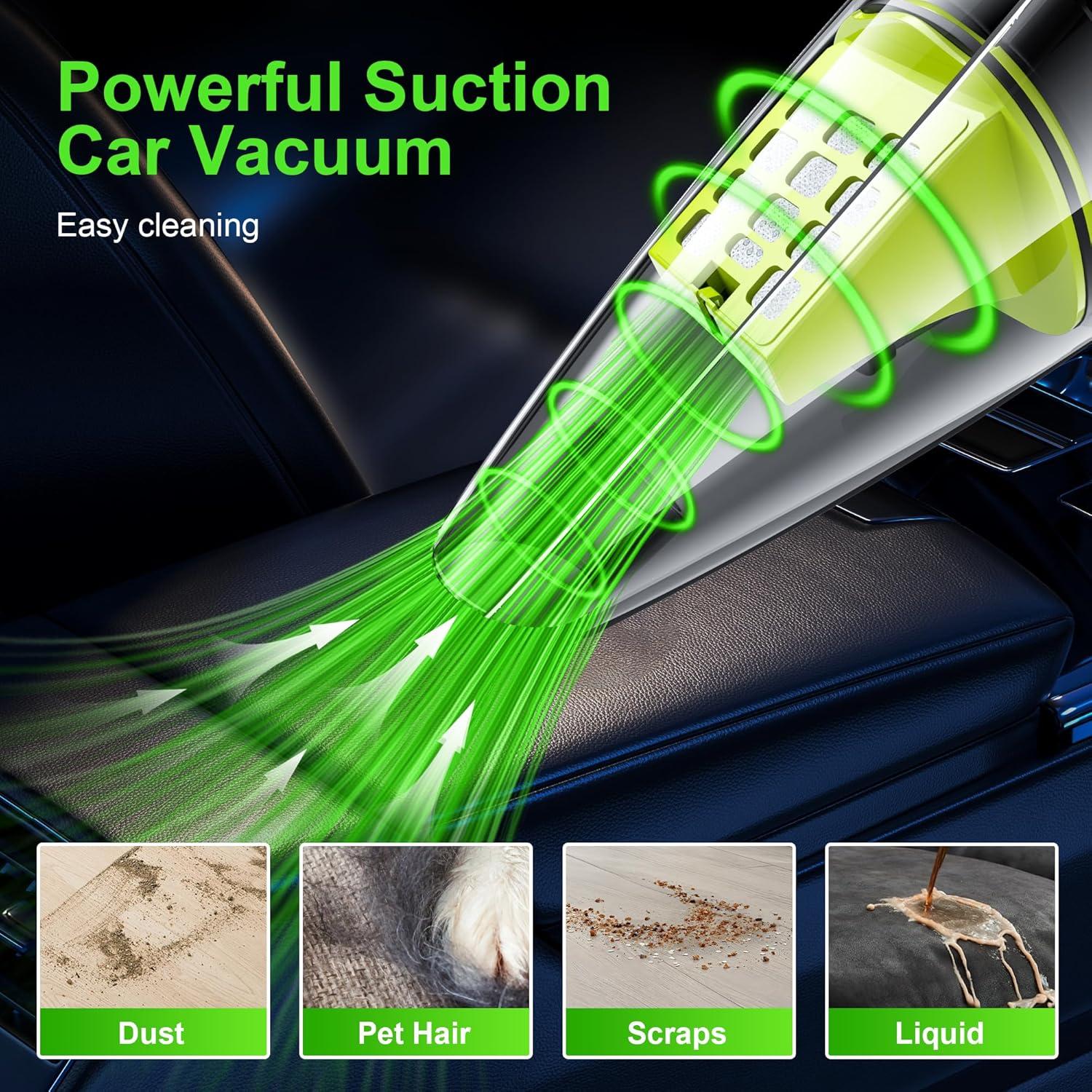 Aspiradora de Coche BKWITY SJ1003 12V 9000PA Portátil