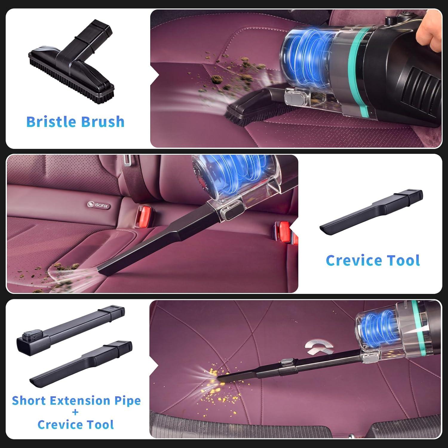 Aspiradora de Coche KABEILAI SVC1019-C con Cable y Filtro Ciclónico