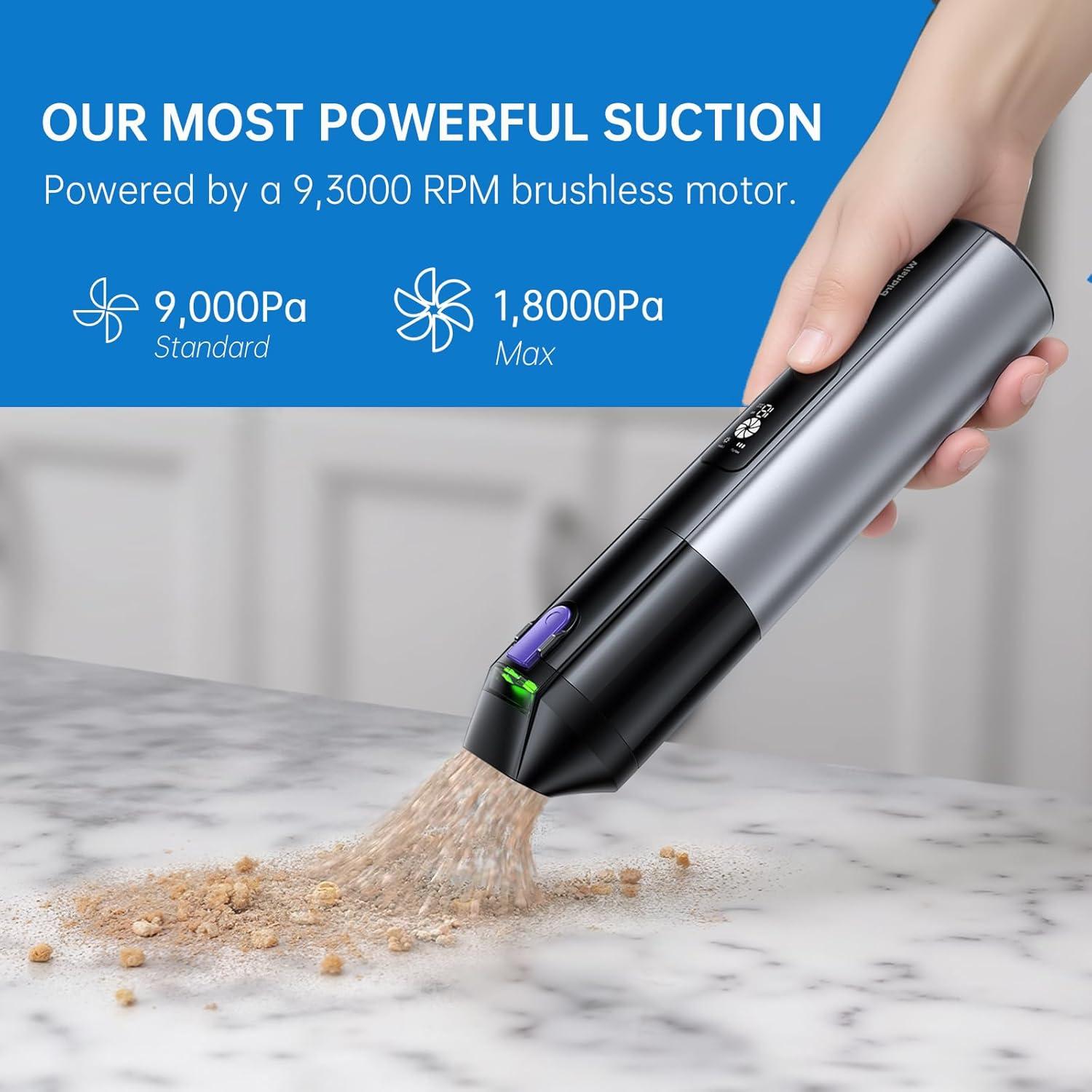 Aspiradora Portátil Wishbird V16H Inalámbrica 18000Pa 120W