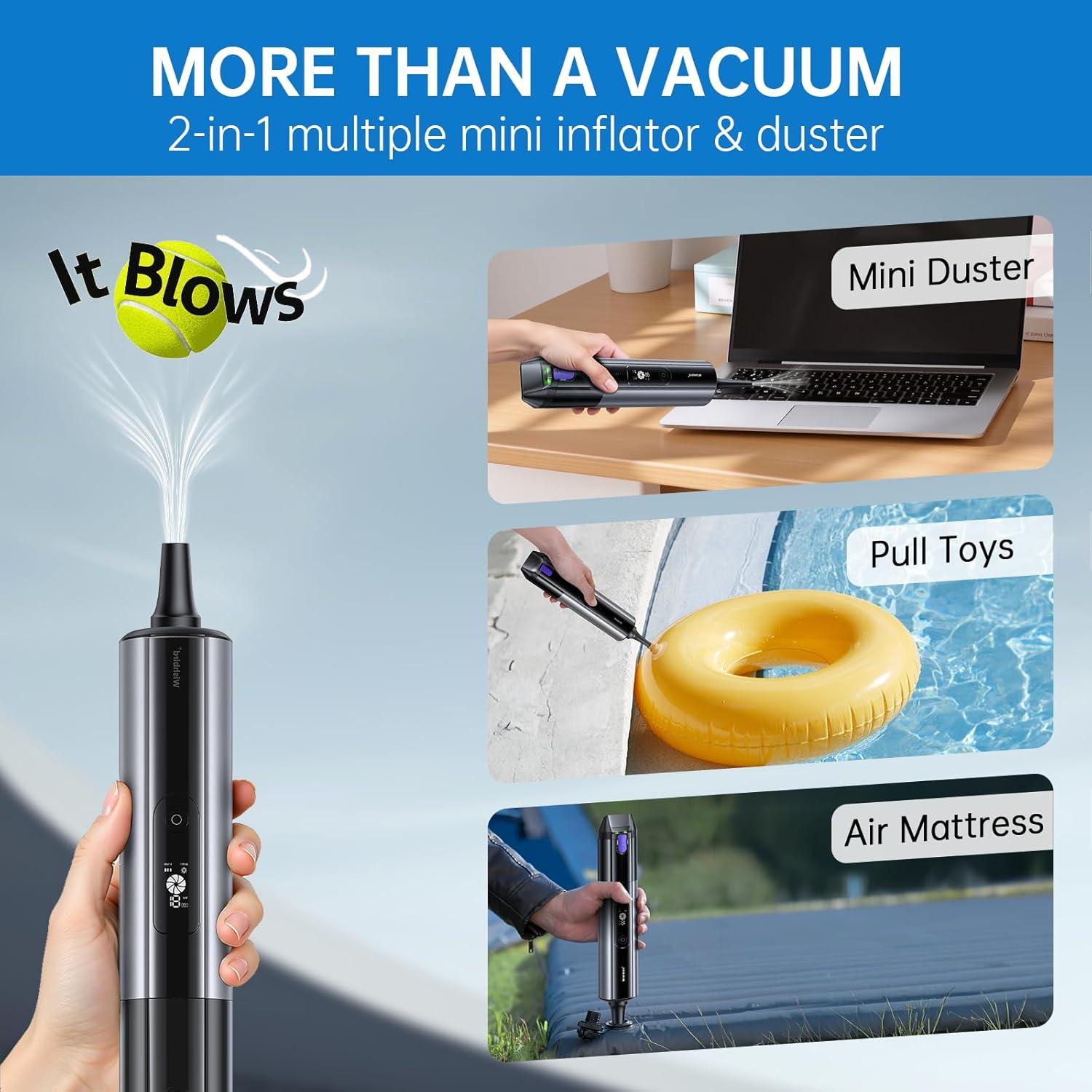 Aspiradora Portátil Wishbird V16H Inalámbrica 18000Pa 120W