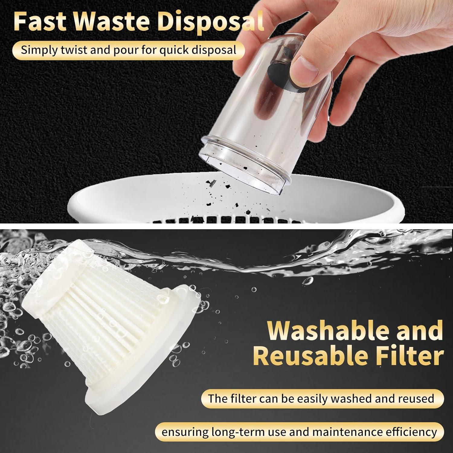 Aspiradora de Mano Inalámbrica XYAXYA 20,000 Pa Compacta