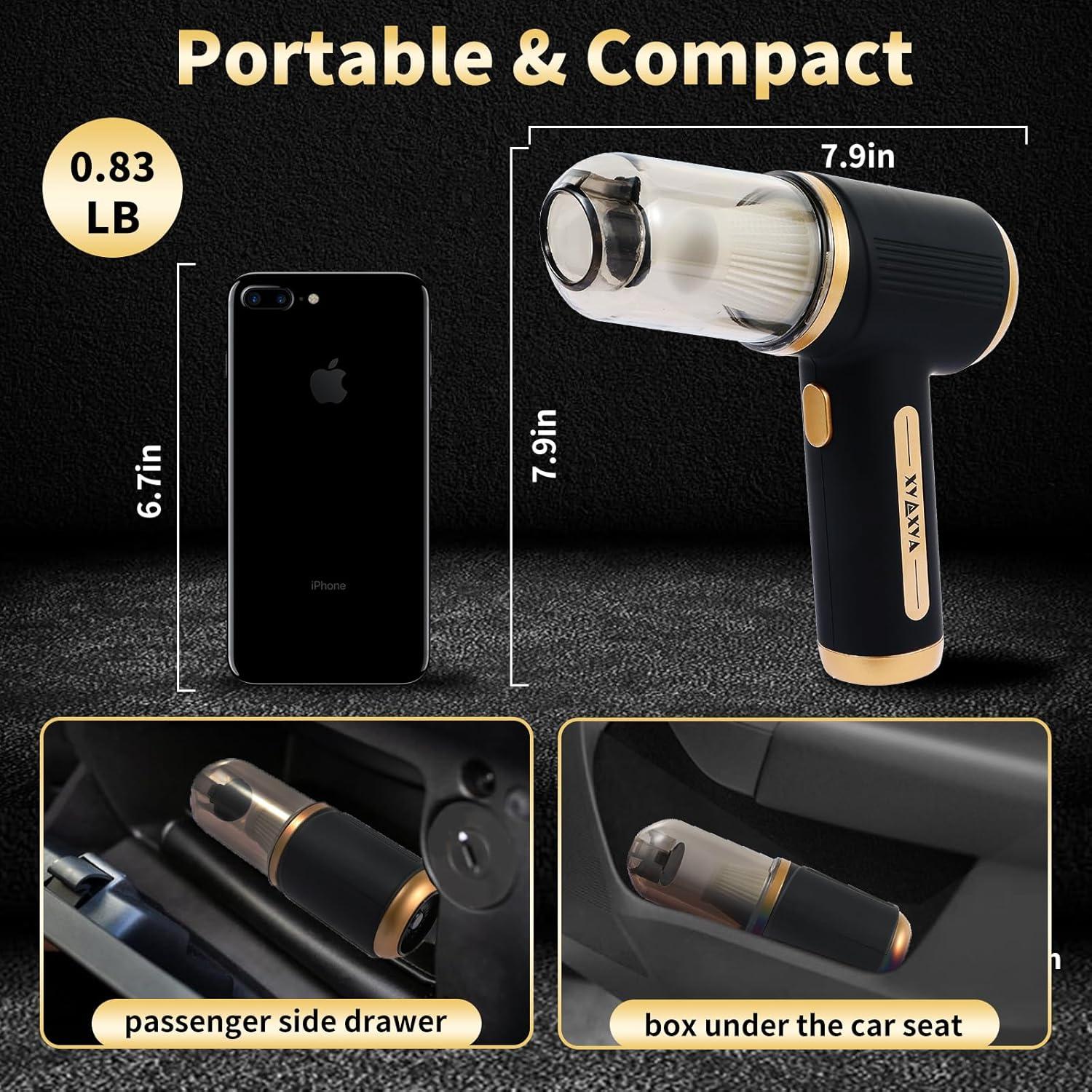 Aspiradora de Mano Inalámbrica XYAXYA 20,000 Pa Compacta