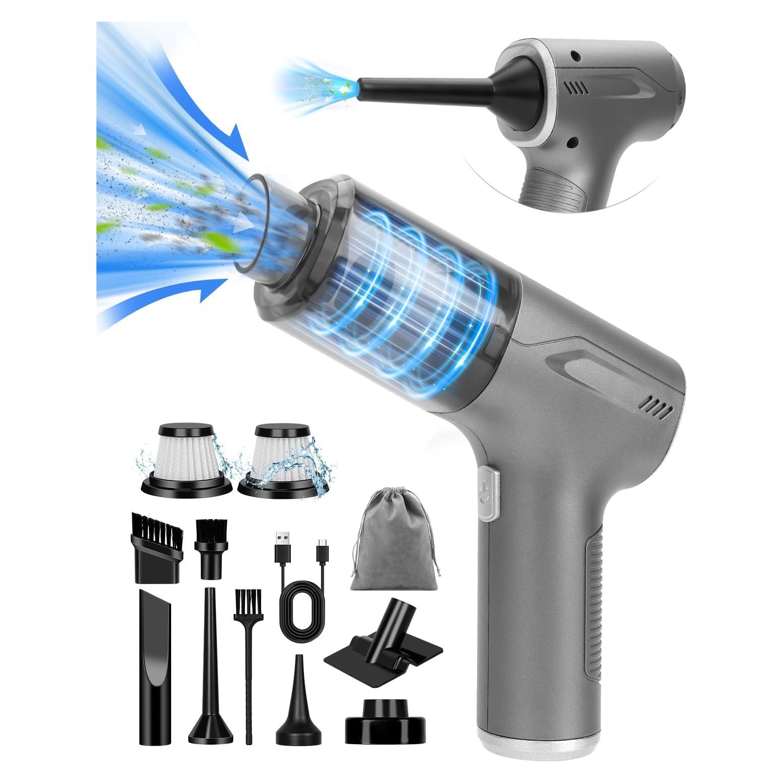 Aspiradora de Mano Inalámbrica SUPRBIRD SP-XCQ 20000PA Plata