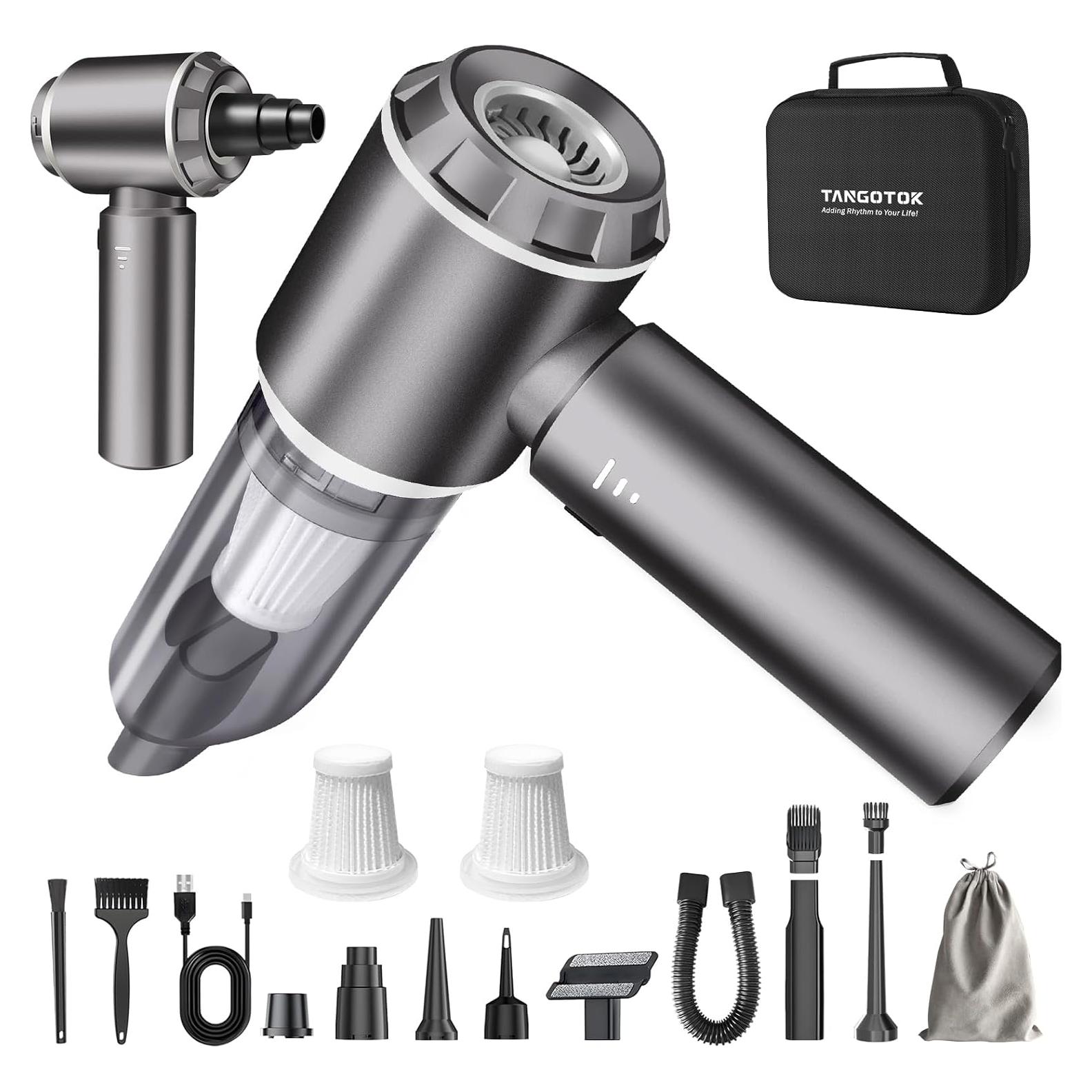 Aspiradora de Coche Inalámbrica TANGOTOK HL-127 20000PA Plata