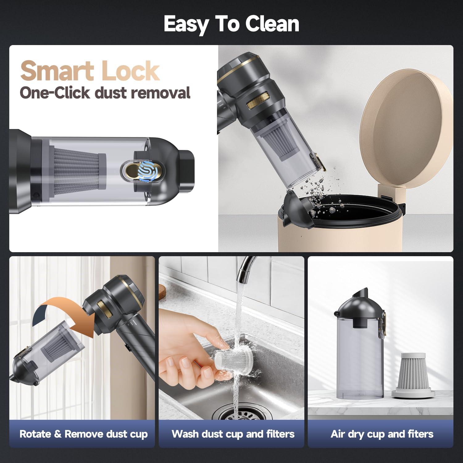 Aspiradora de Coche Portátil Ytbocar HL-121Pro 22000PA Sin Cable