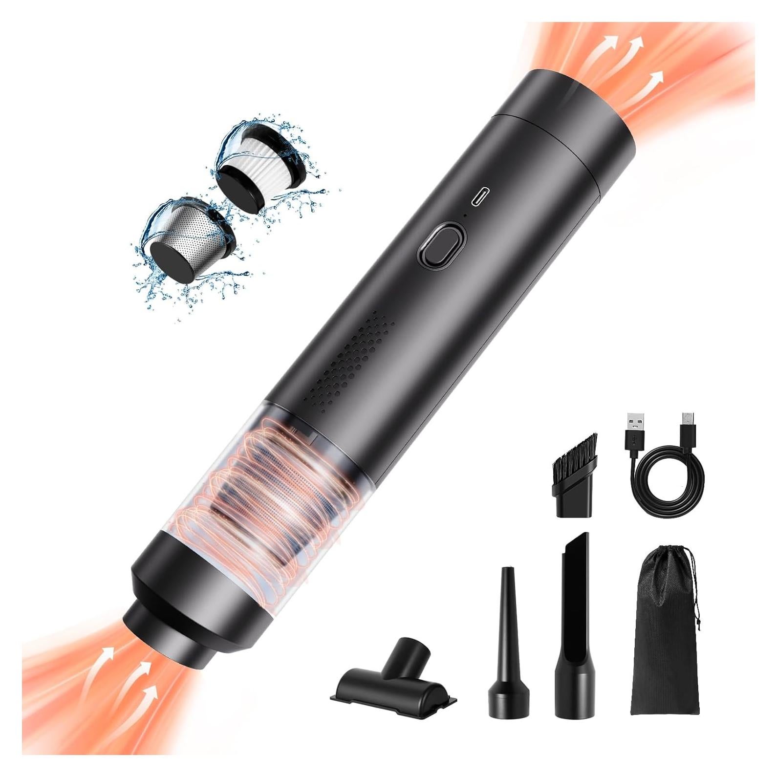 Aspiradora de Coche AILEWING EG-121 Sin Cable 19000Pa 4-en-1