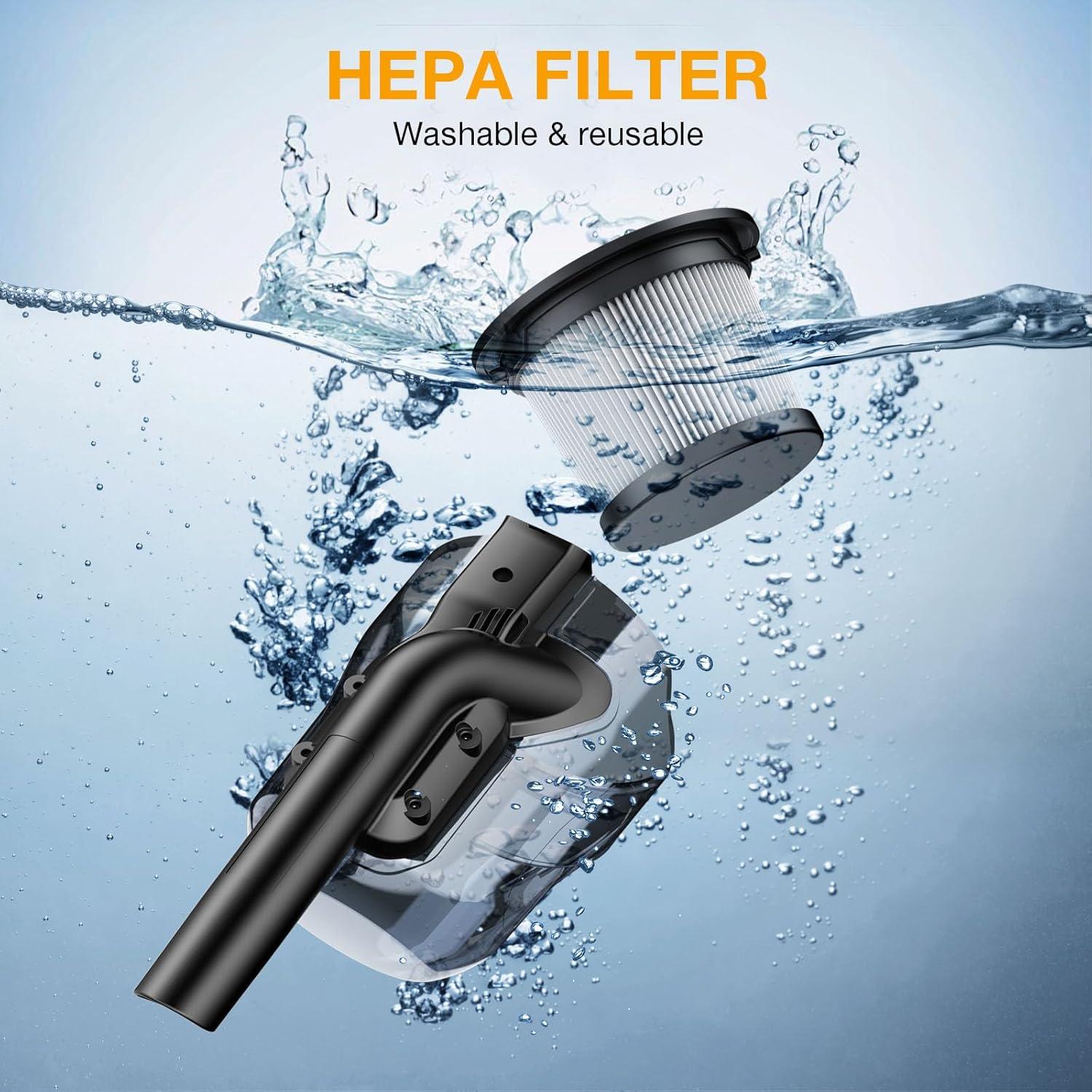 Aspiradora Inalámbrica Tjysvnd XQC-1 20V HEPA Potente