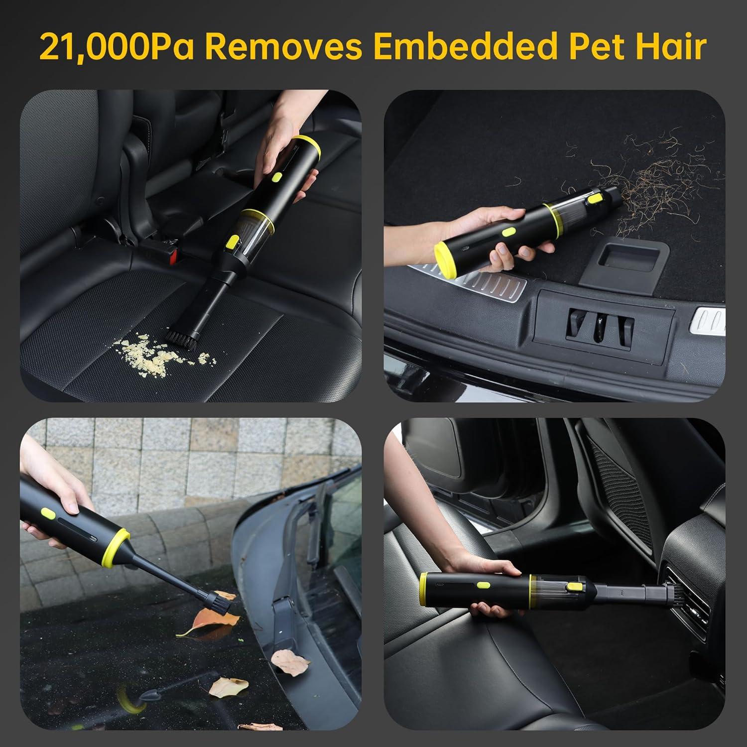 Aspiradora Mini Inalámbrica Cros VAC101 4-en-1 21kPa 0.69kg