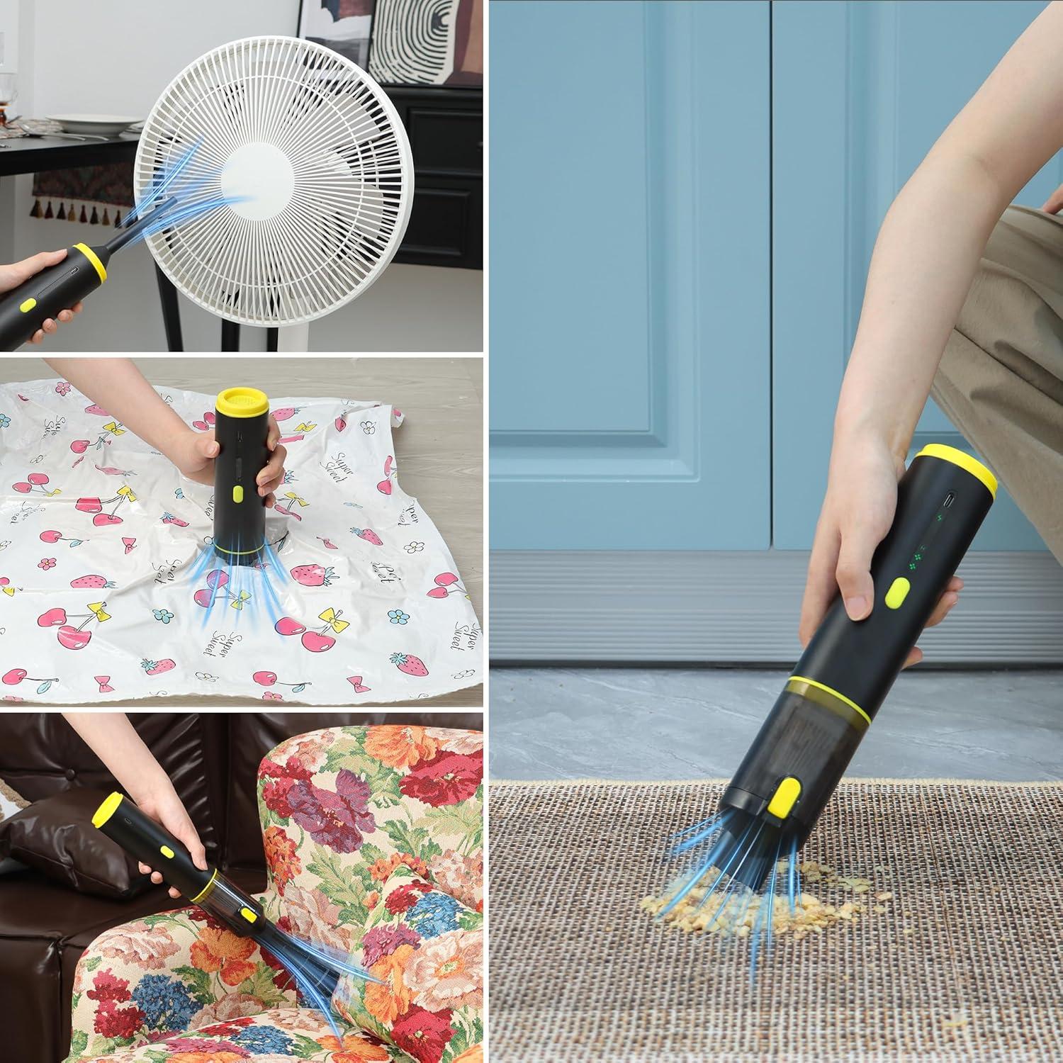 Aspiradora Mini Inalámbrica Cros VAC101 4-en-1 21kPa 0.69kg