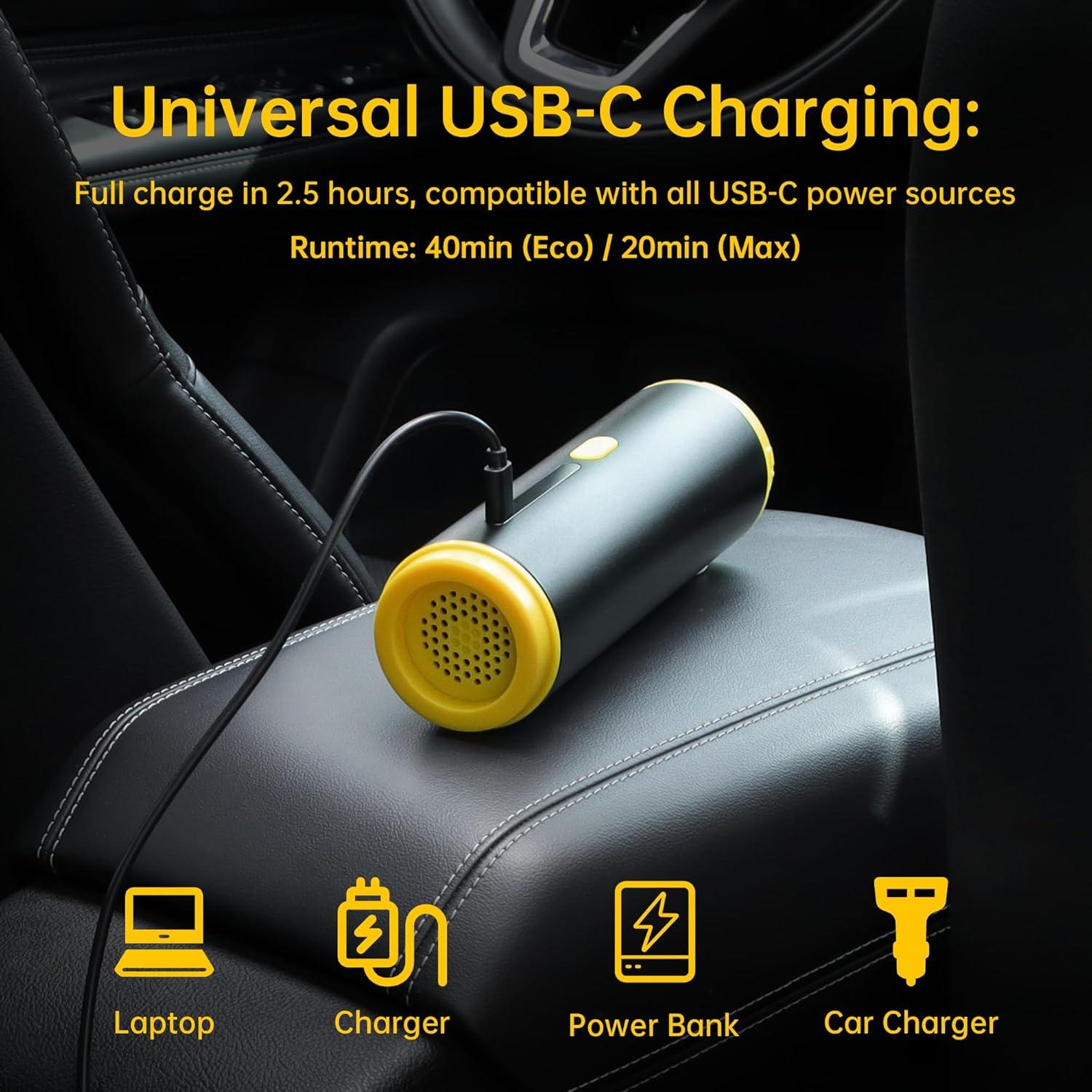 Aspiradora Mini Inalámbrica Cros VAC101 4-en-1 21kPa 0.69kg